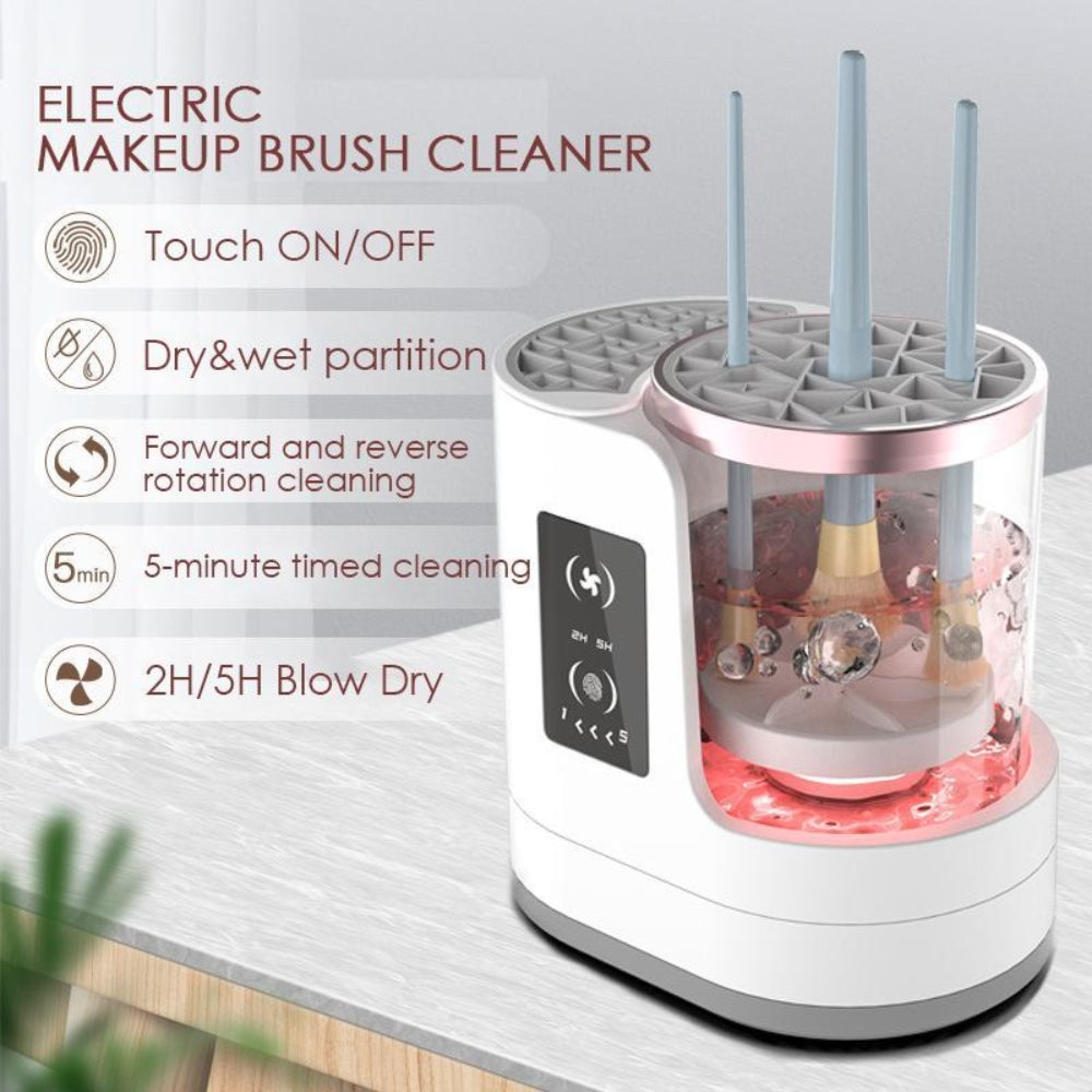 Glowche 3 in 1 Electric Makeup Brush Cleaner
