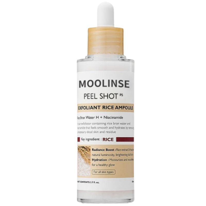 GLOWCHE MOOLINSE Peel Shot Glow Rice Ampoule Duo